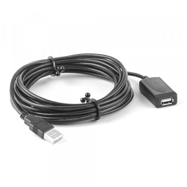 USB-Verlängerungskabel mit Hub, 5m